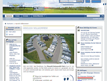 Tablet Screenshot of phoenix-reisemobil-club.com